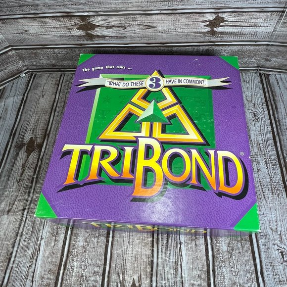 Mattel Toys Vtg Tribond Board Game Challenge Trivia Matching Games